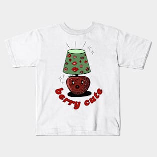 berry cute strawberry lamp Kids T-Shirt